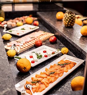 Große Buffet Auswahl - Das Bayrischzell