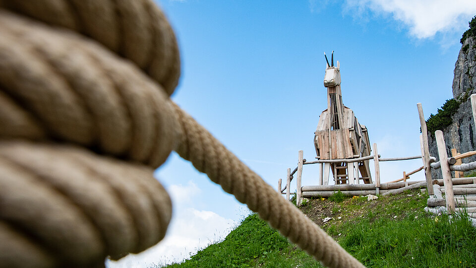 Holzpferd am Wendelstein