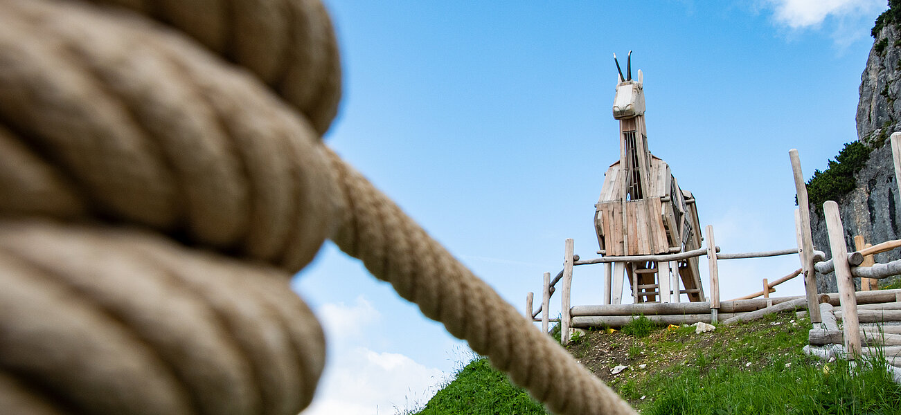 Wooden horse on Mt. Wendelstein