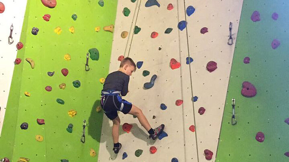 Discover the climbing wall