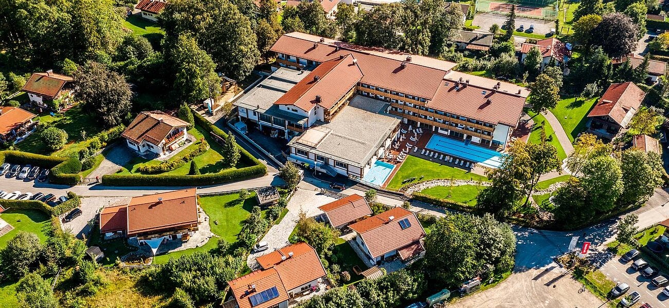 Das Bayrischzell Familotel from above