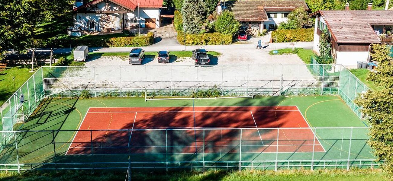 Luftaufnahme Tennisplatz - Das Bayrischzell