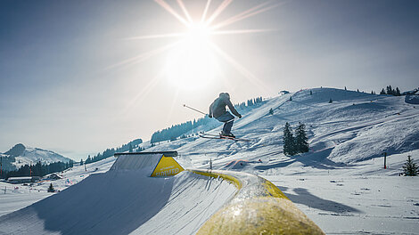 Ski Funpark in den Bayrischen Alpen