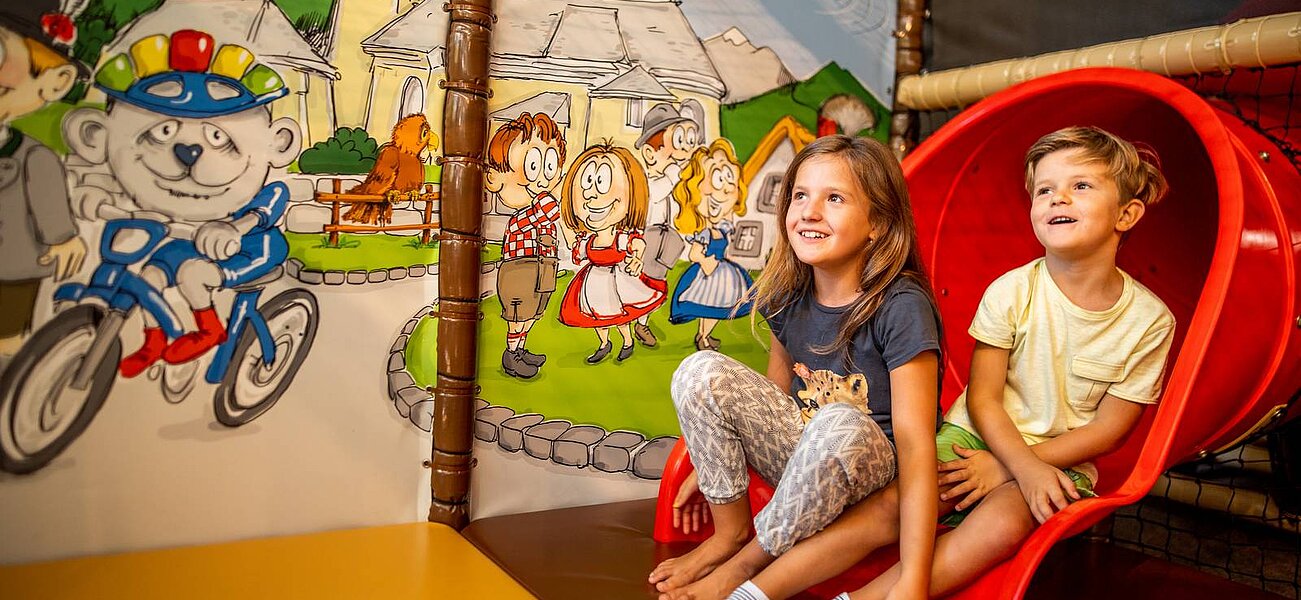 Indoor playground at Das Bayrischzell Familotel 